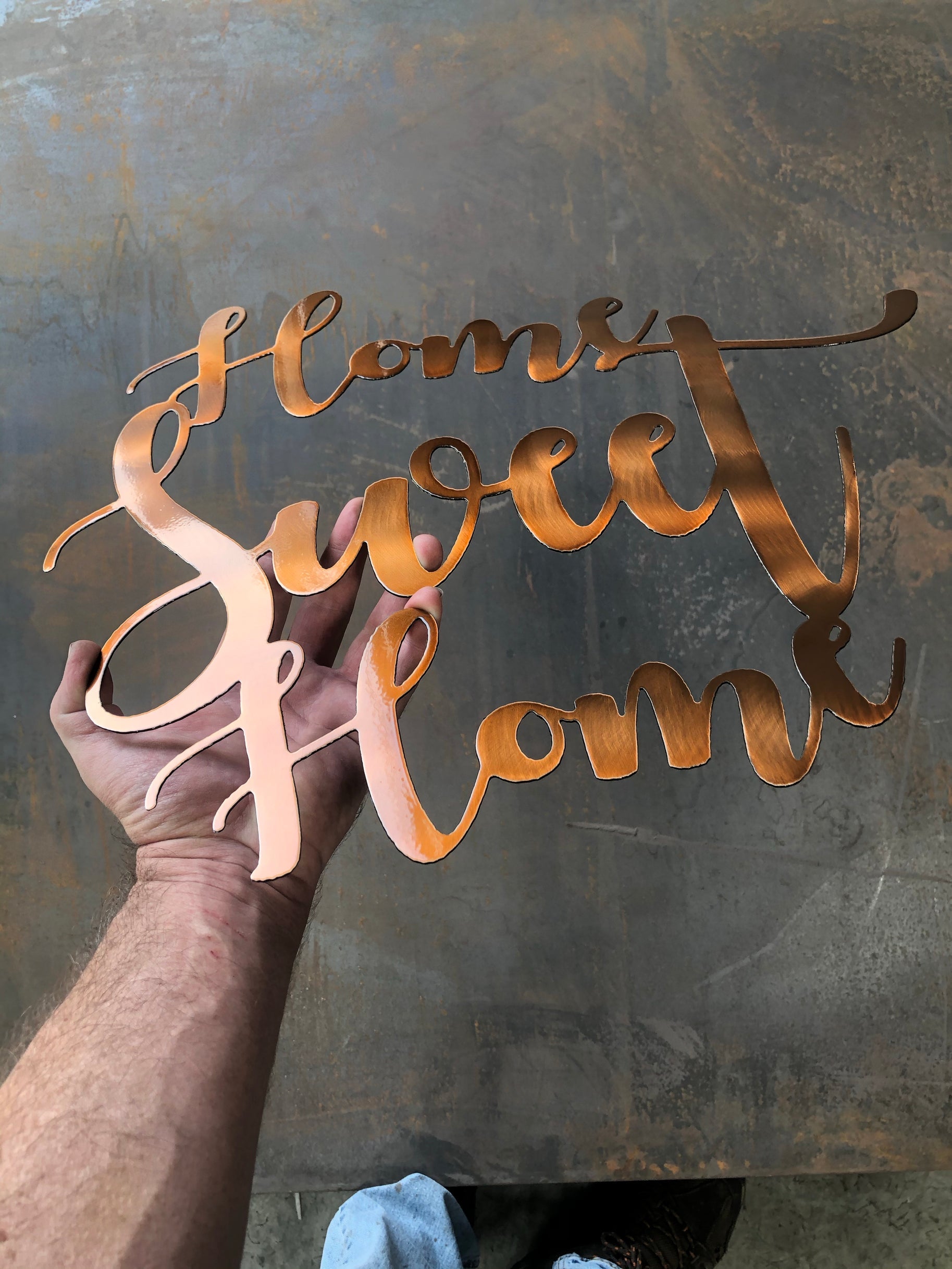 Home Sweet Home Metal Wall Art