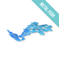 School of Fish Metal Wall Art – Coastal & Beach House Decor - RMMDecor