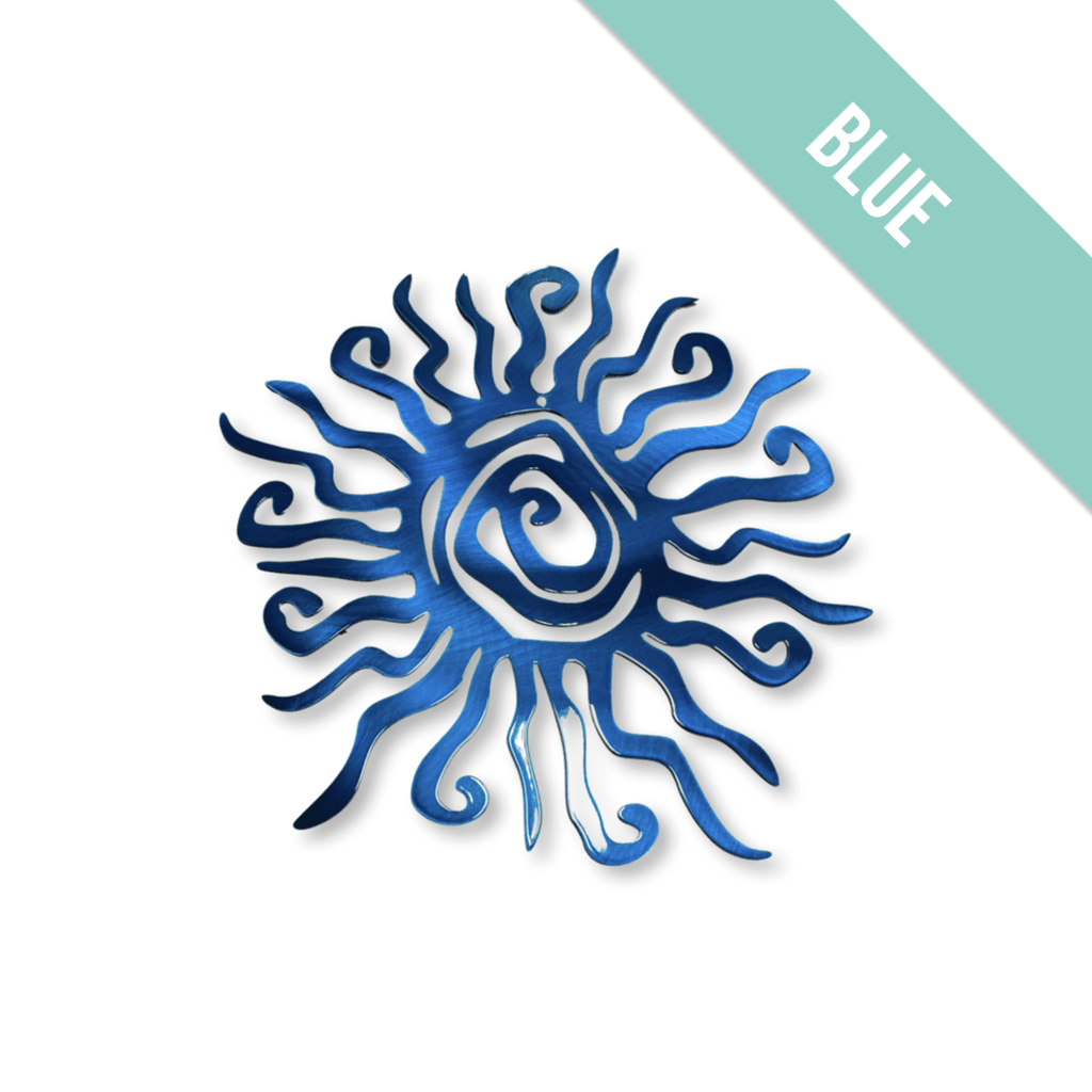 Retro Metal Sun Wall Art – Vibrant Indoor & Outdoor Decor - RMMDecor