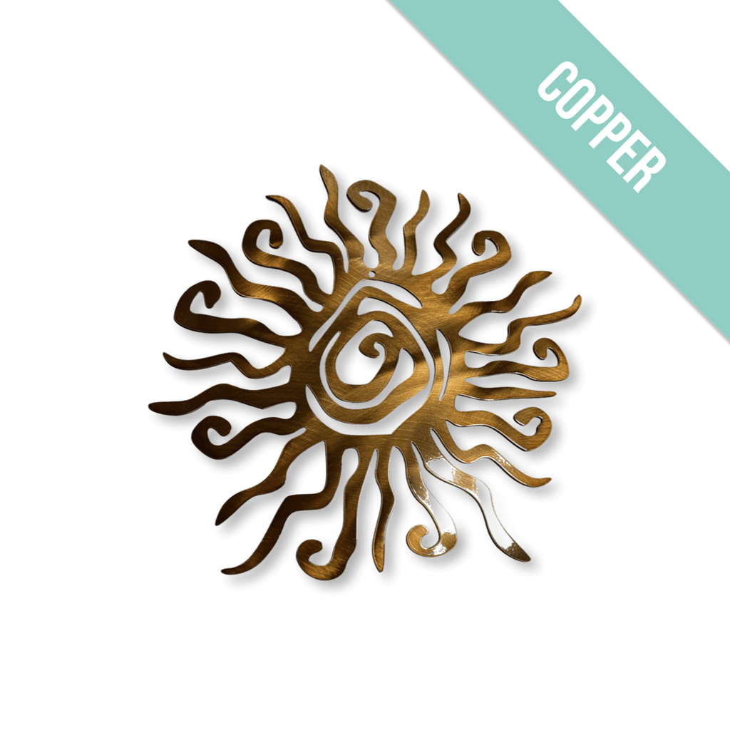 Retro Metal Sun Wall Art – Vibrant Indoor & Outdoor Decor - RMMDecor